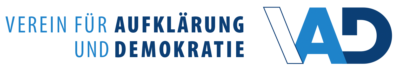 Vergrößerungsansichten für Bild: Logo des Vereins für Aufklärung und Demokratie VAD